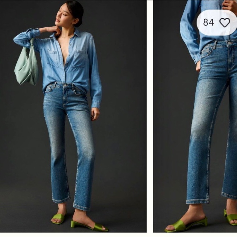 Pilcro (Anthro) mid-rise jeans, 22W